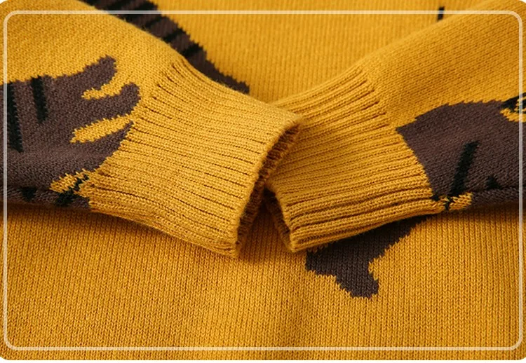 
animal jacquard knit baby sweaters winter baby clothes kids pullovers 