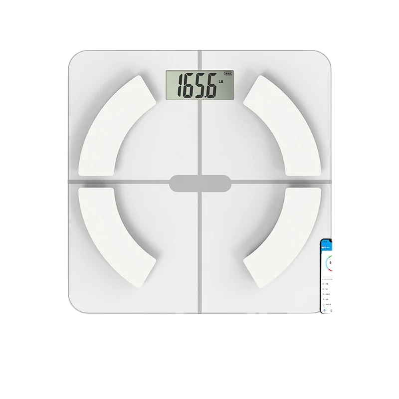 Support pattern appearance packaging product customization electronic bathroom digitale glass smart digital body weight scale