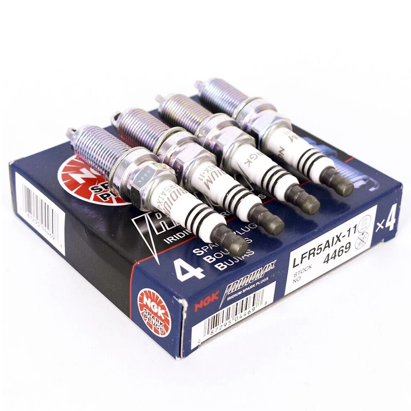 Factory Supply Iridium Car Spark Plug For Ngk NGK4469 4469 LFR5AIX11 Toyota Ram Jeep Nissan Mitsubishi Dodge Infiniti Hyundai