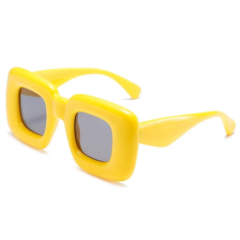New Arrival Heart Shaped Sweet Candy Color Shades UV400 Y2K Trendy Candy Color Inflatable Heart Shaped Gafas De Sol