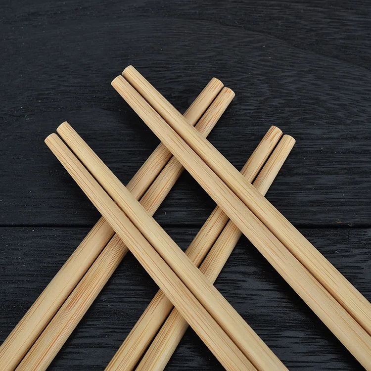 High-End Reusable Chinese Bamboo Chopsticks Natural Environmentally Friendly Tableware for Families