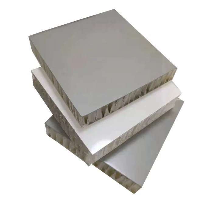 Sound reducing acoustic wall panels of  pp  honeycomb core structural sandwich wall panels