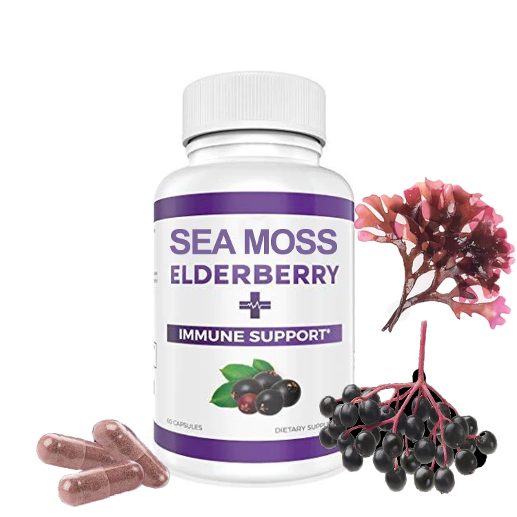 Индивидуальная формула веганские органические ирландские капсулы с собственной торговой маркой новые 2400 для питания тела таблетки морского мха лучшие