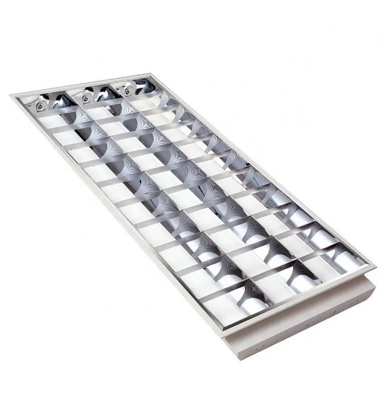 fluorescent lamp fitting T8 2x36W LOUVER FIXTURE 1200*300MM GRILLE LAMP