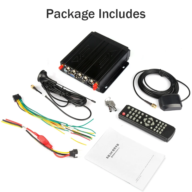 4G WIFI GPS Car Black Box 4CH/Channel Vehicle AHD Mobile DVR HD 1080P Video Recorder Car DVR Camera Security monitor system