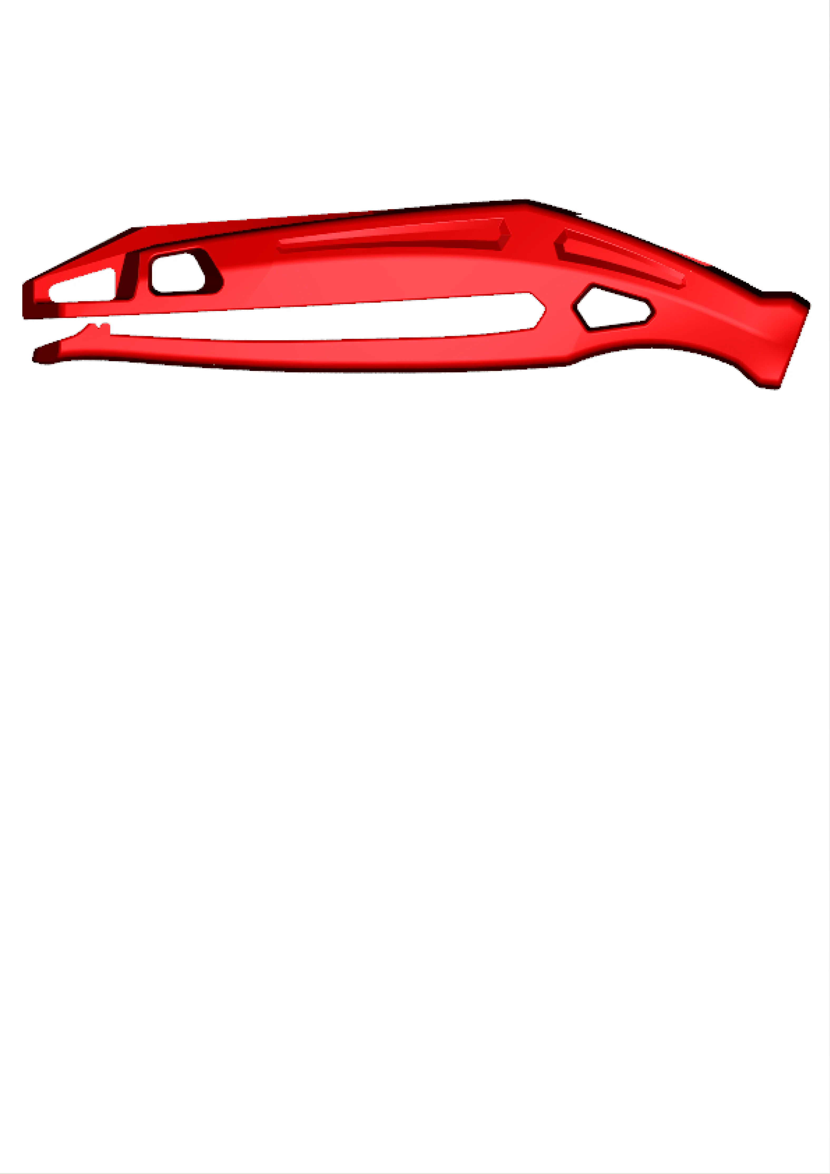 ABS Plastic Dual Tube Loud Outdoor Safety Emergency Survival Whistle