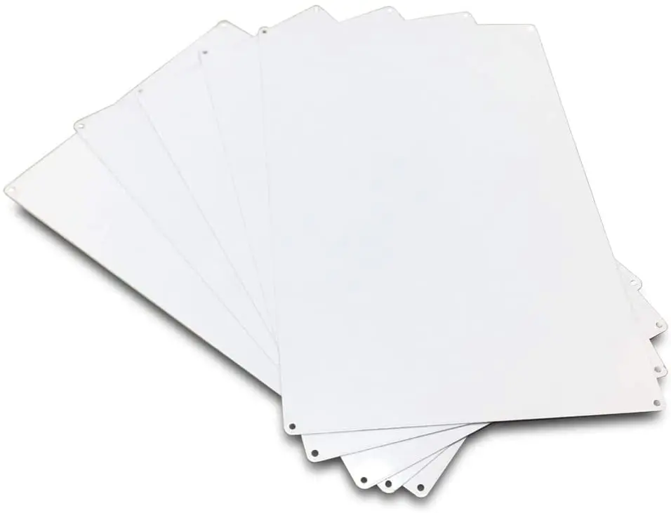 Алюминиевые металлические знаки, сублимационный белый знак 8x12x0, 26 дюймов для теплового Пресса/УФ печать 20x30 см