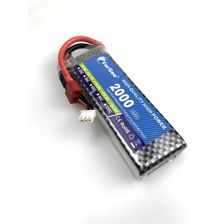 Factory lithium battery pack 2600mah 35C 40C 60CFor RC Car Truck Helicopter Boats Airplane 2S 3S 4S 5S 6S LiPo