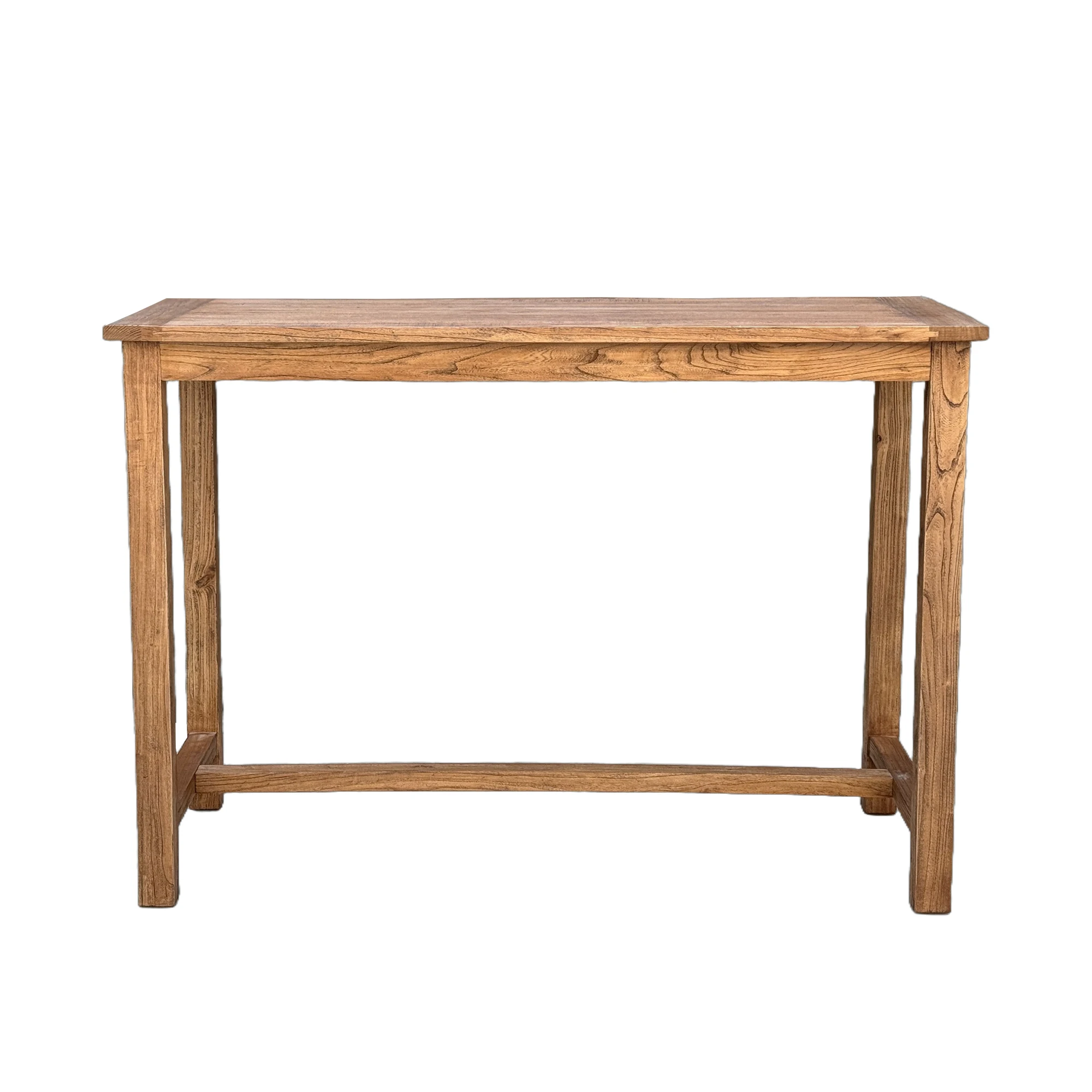 HL385 French Farmhouse Natural Reclaimed Solid Wood Hallway Furniture Console Table
