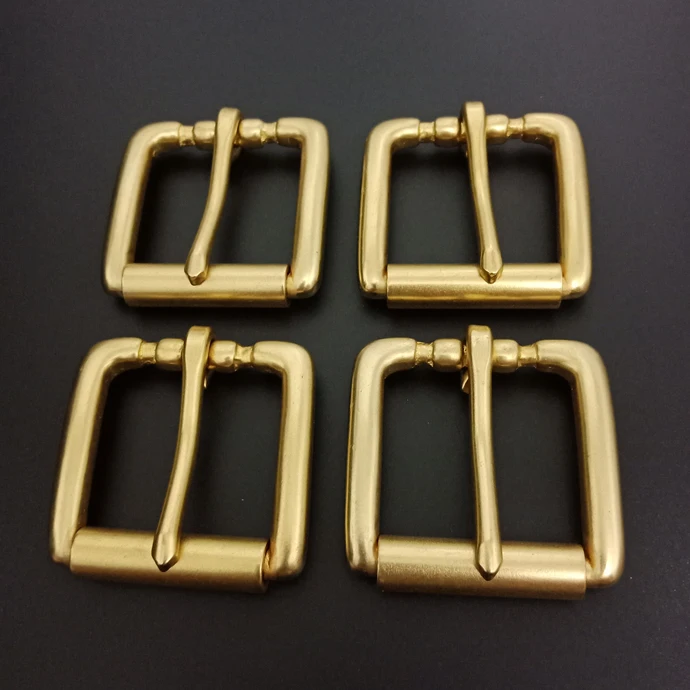 custom 38mm 40mm solid brass roller buckle 40mm