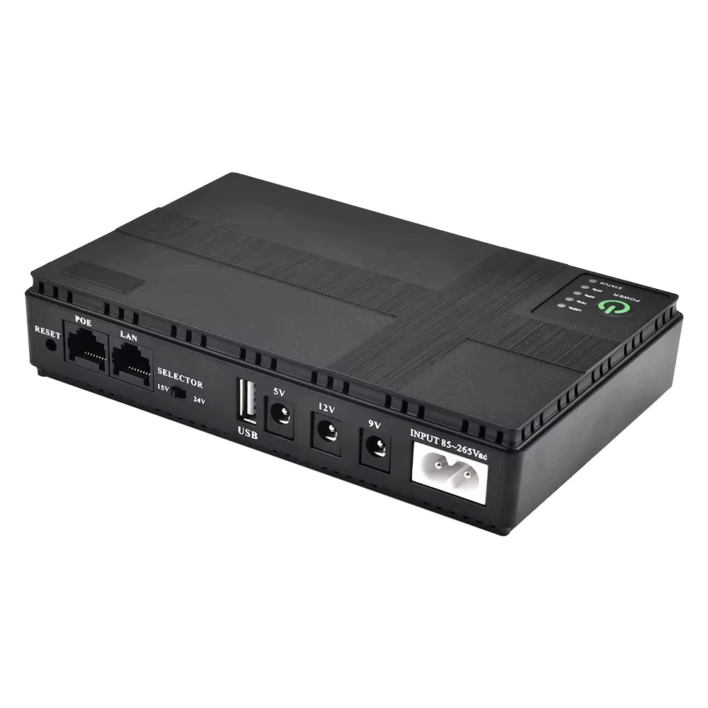 Портативный DC UPS 5V 9V 12V Источник бесперебойного питания многоцелевой мини-10400mAh большой емкости резервный аккумулятор для ЕС