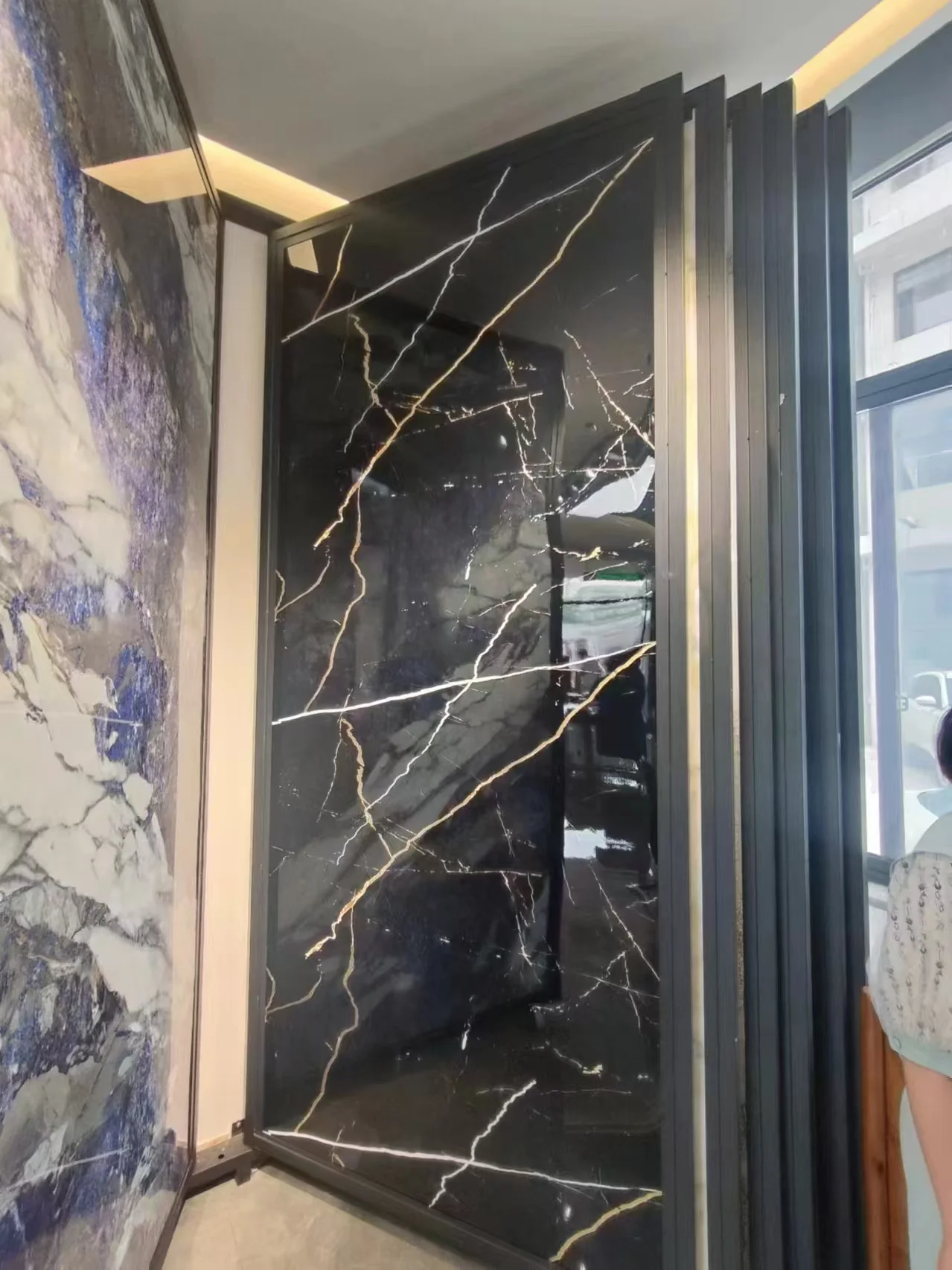 Cheap Price Onyx 2800*1220 Marble Form Decorations Alternative Pvc Marble Panel for  Bathroom