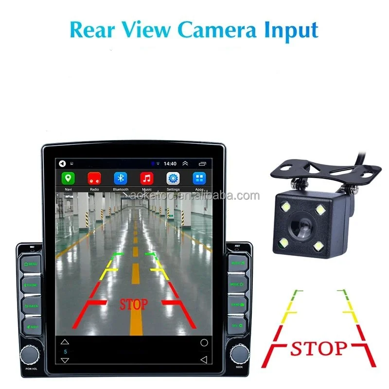 Universal Pioneer 9.7 Inch Touch Screen Android Car Radio OLED Screen DSP Function Android Auto Supported 1DIN GPS Navigation