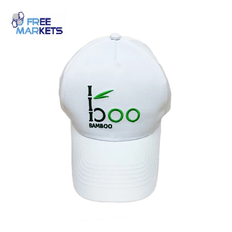 OEM eco friendly bamboo hats recycled PET fabric baseball cap RPET Hat