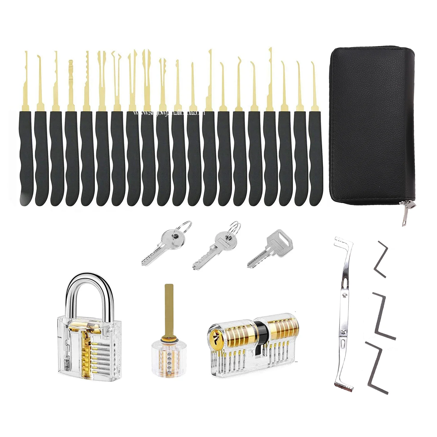 New 28Pcs stainless 304 locksmith quick to open doors tools lockpick set factory price