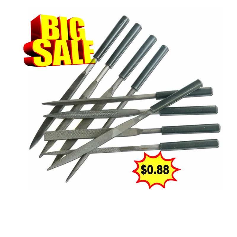 Promotion Price !!!  Reach Test Passed 10 Piece Mini Needle File Set