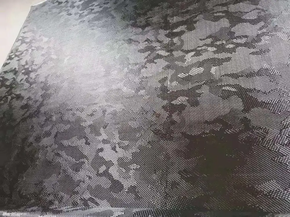 New style complex weave beautiful carbon fiber fabric