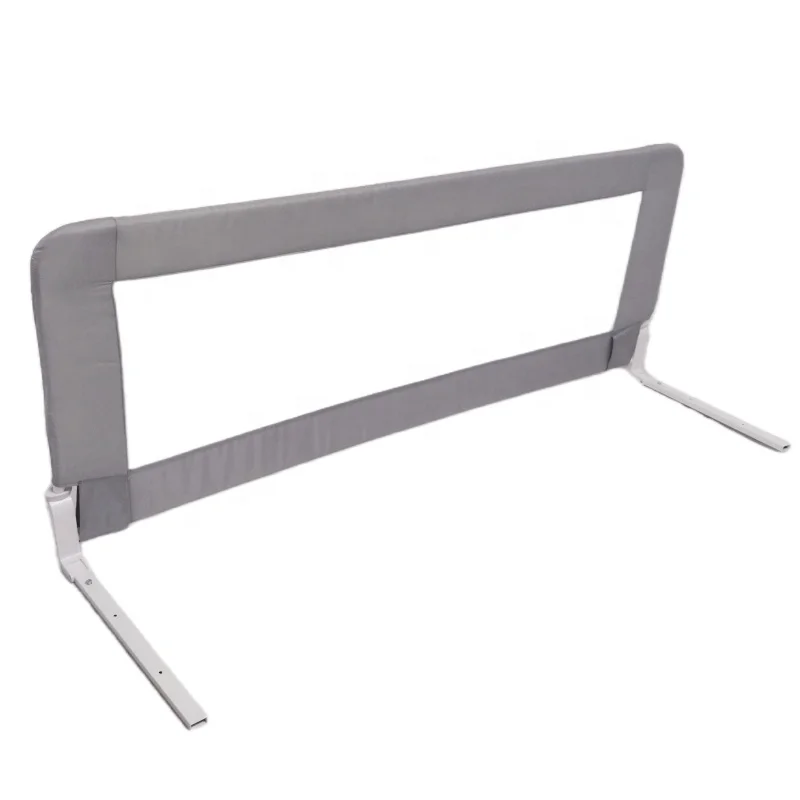 Baby Bed Rail for Toddlers Foldable Extra Long Safety Crib Rail Guard Swing Down Bed Guard Full Size Kids Baby Bed Fence