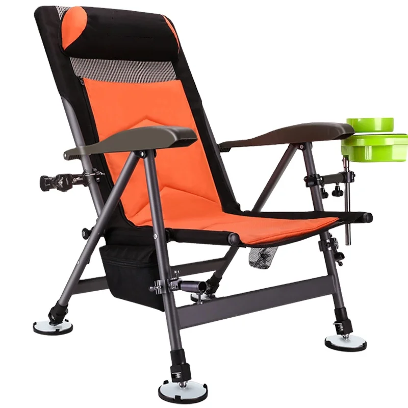 
top Multifunction Outdoor Folding Portable Fishing Carp Chair fishing chair with rod handler 