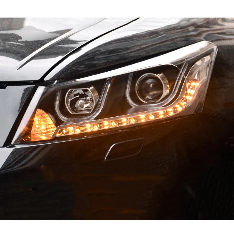 Сменные светодиодные фары для автомобиля Honda accord 2008 2009 2010 2011 2012 2013 лучи комплект фар модификации деталей