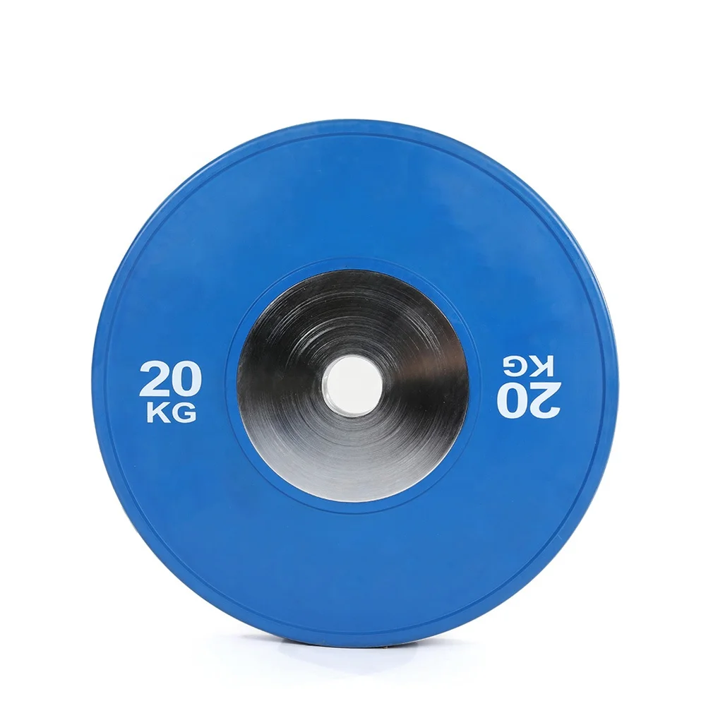 Premium  virgin rubber coated competition weight bumper plates