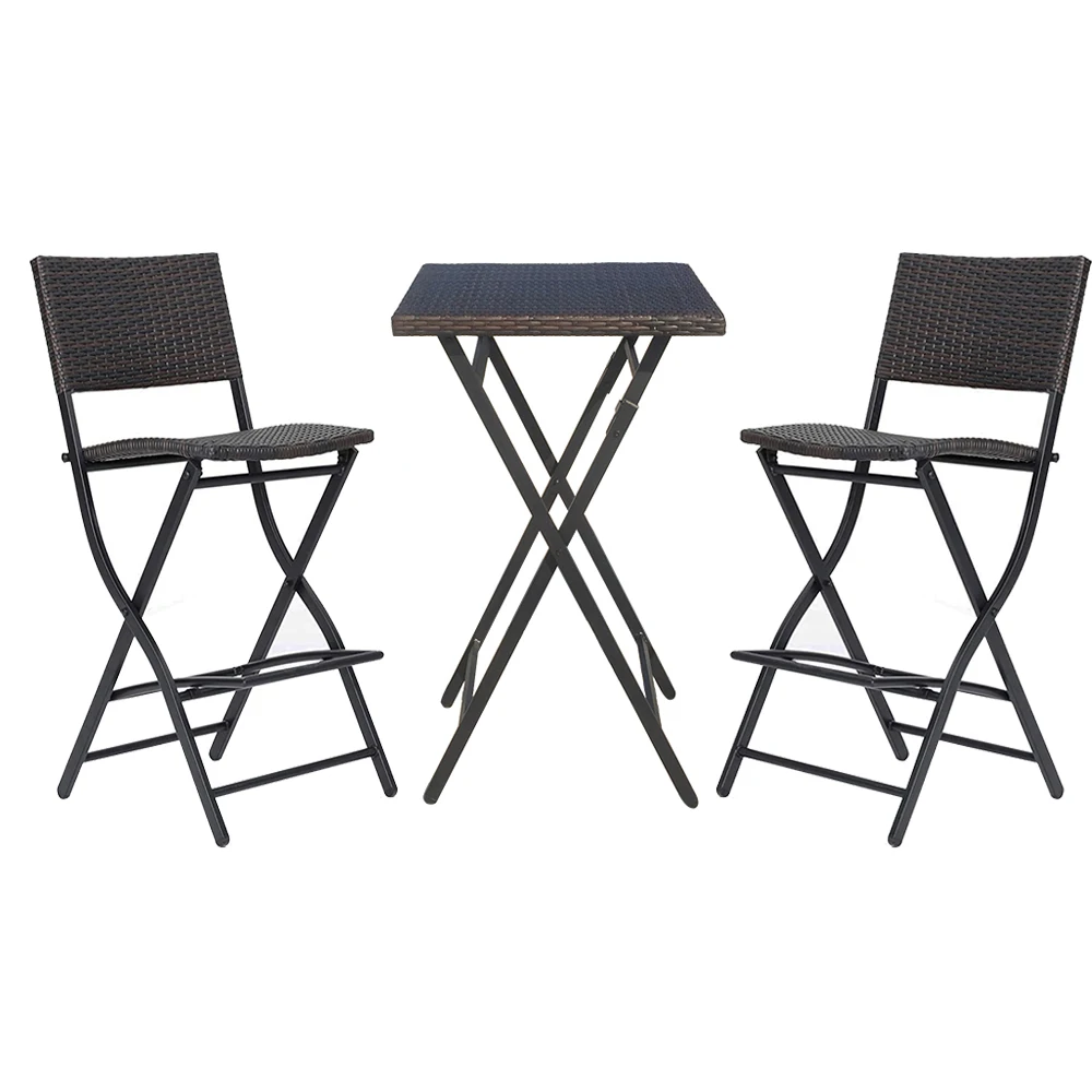 Portable Outdoor Garden Furniture Poker Banquet Catering Bbq Camping Picnic Folding Table Brown Rectangular Plastic Kitchen Mail