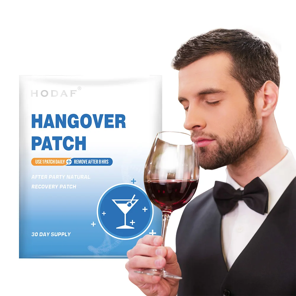 HODAF Natural Ingredients Herbal Patch for Hangover Recovery