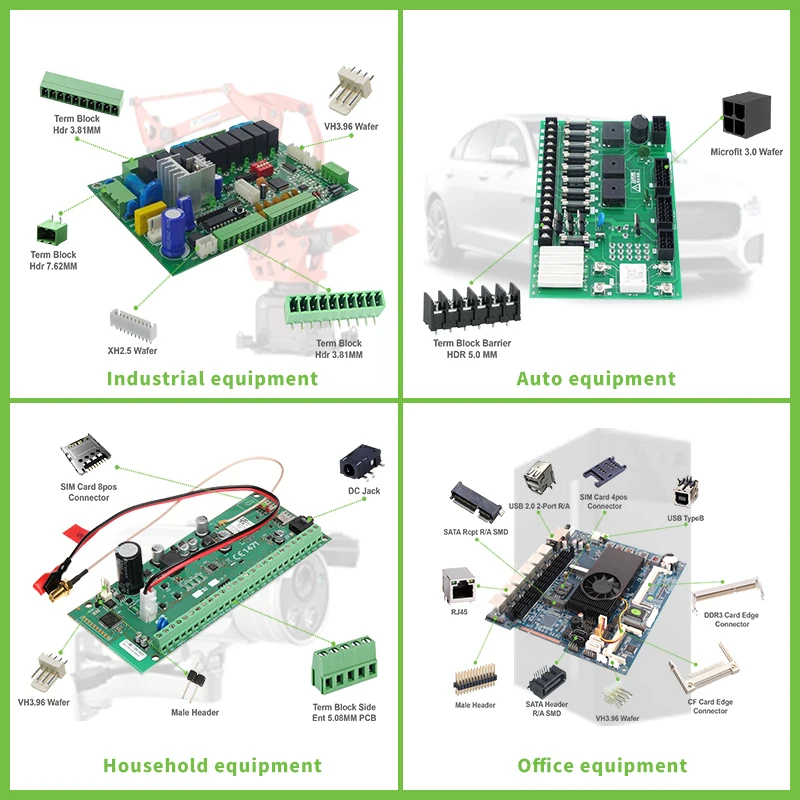 wire to board Rastlink 2.50mm Single Row Female connector RAST IDC  connector locking mechanisms r idc male connector