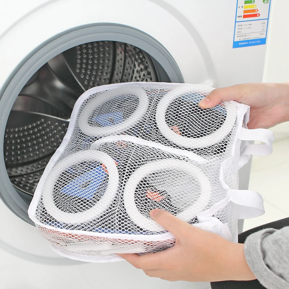 Lazy Shoes Washing Bags Shoes Airing Dry Tool Mesh Laundry Bag Protective Organizer Washing Bags for Shoes Underwear Bra