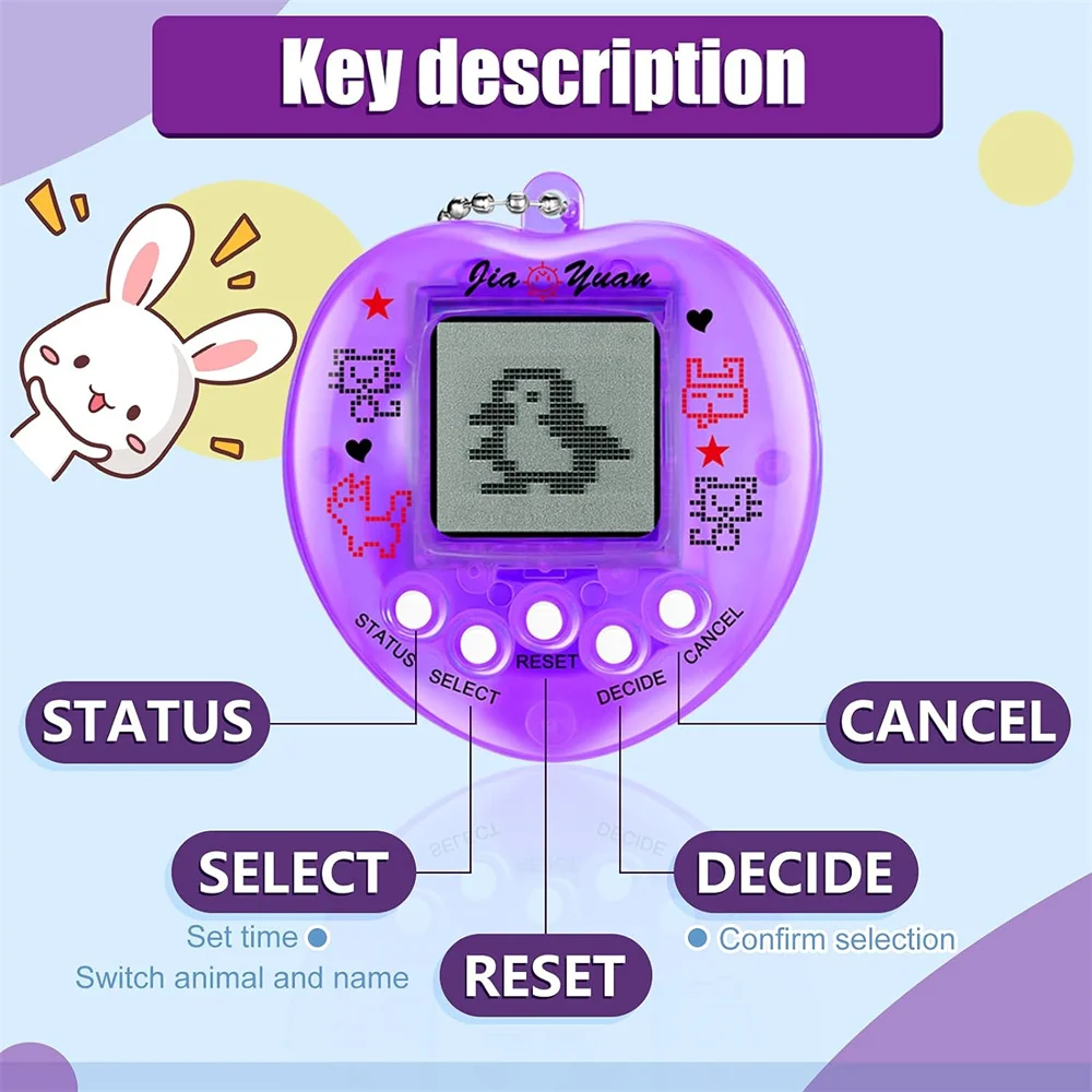 Cheap Electronic Pets Tamagotchi Nostalgic 49 In One Virtual Cyber Digital Pet Nostalgic Toys Pixel Funny Toy Pet Electron