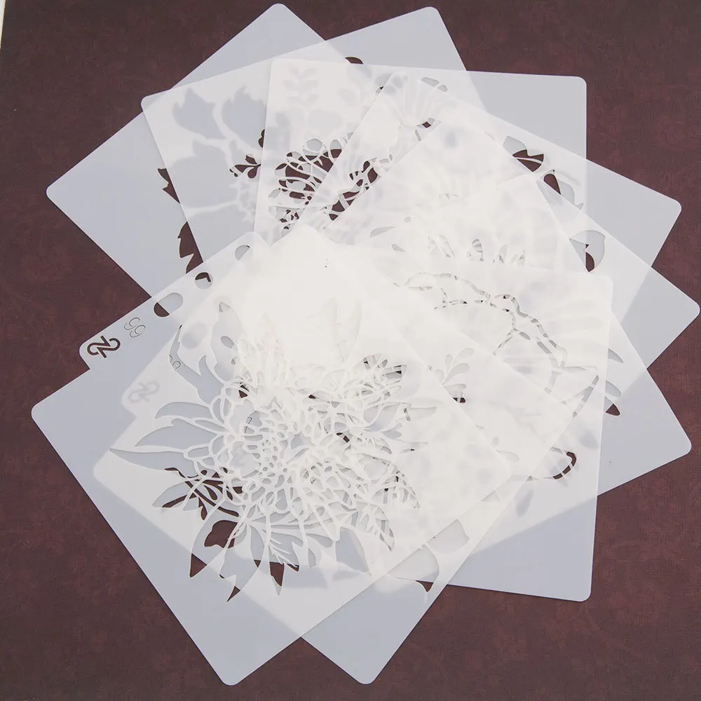 Customized Plastic Stencils Art Painting Template Eco-friendly Drawing Stencils For Decoration