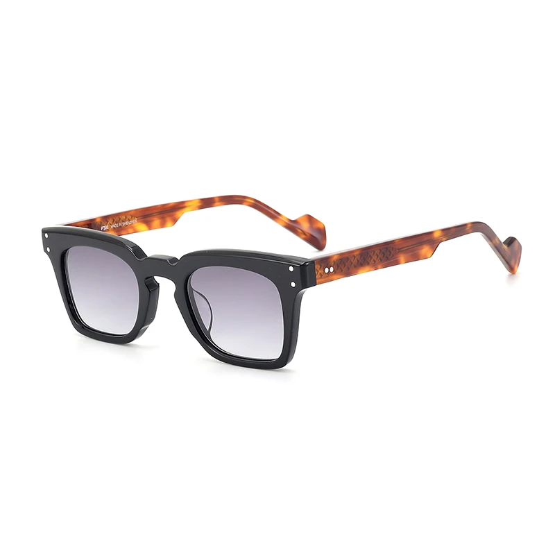 New high-quality fashionable acetate sunglasses for men and women, trendy anti-UV eye protection polarized glasses