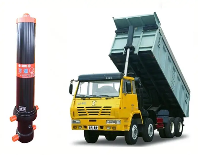Famous Standard Good Quality Multistage Telescopic Hydraulic Cylinder Used For Dump Trailer Tractor Truck