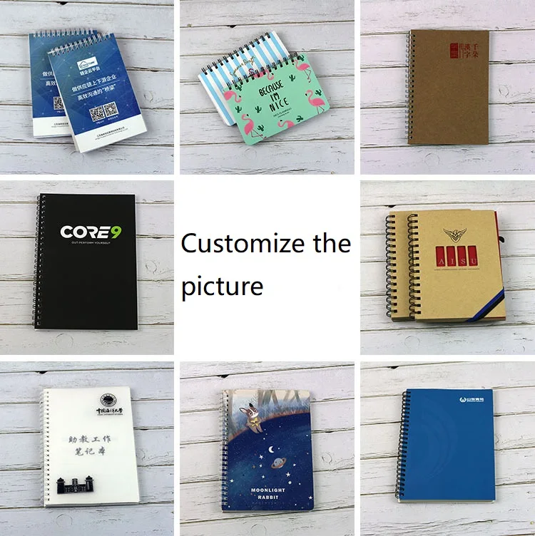 Wholesale custom personalized high quality spiral a5 notebook printing