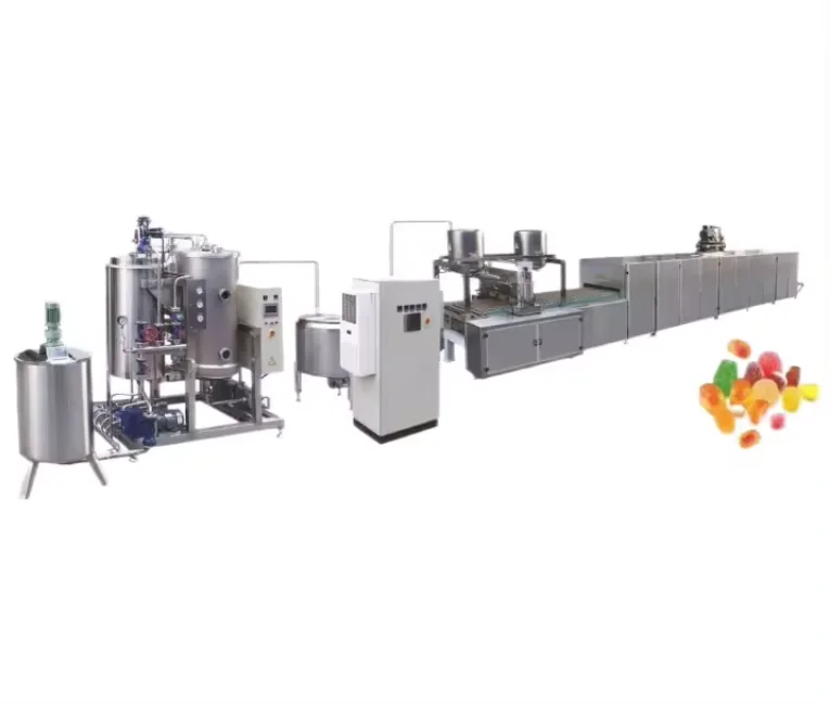Customized  Jelly Candy Making Machine Price/ Full Automatic Soft Candy Making Machine/ Vitamin Pectin Gelatin Gummy Machine