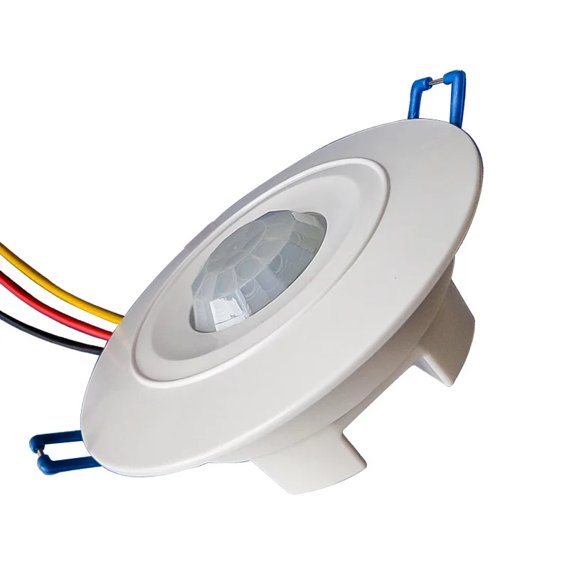 TUODI Factory Price 12V 220V PIR Ceiling Motion Sensor Detector Light Switch Sense 5-7m for Hallway Bathrooms Basements Garages