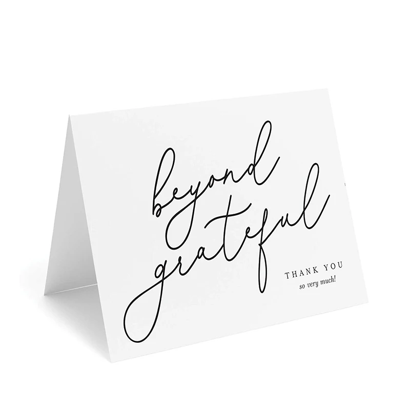 
custom printing logo white card greeting thank you cards design custom with logo envelopes paper card 