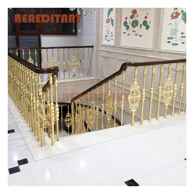 Modern house balcony aluminum pvc stairs handrail railing designs