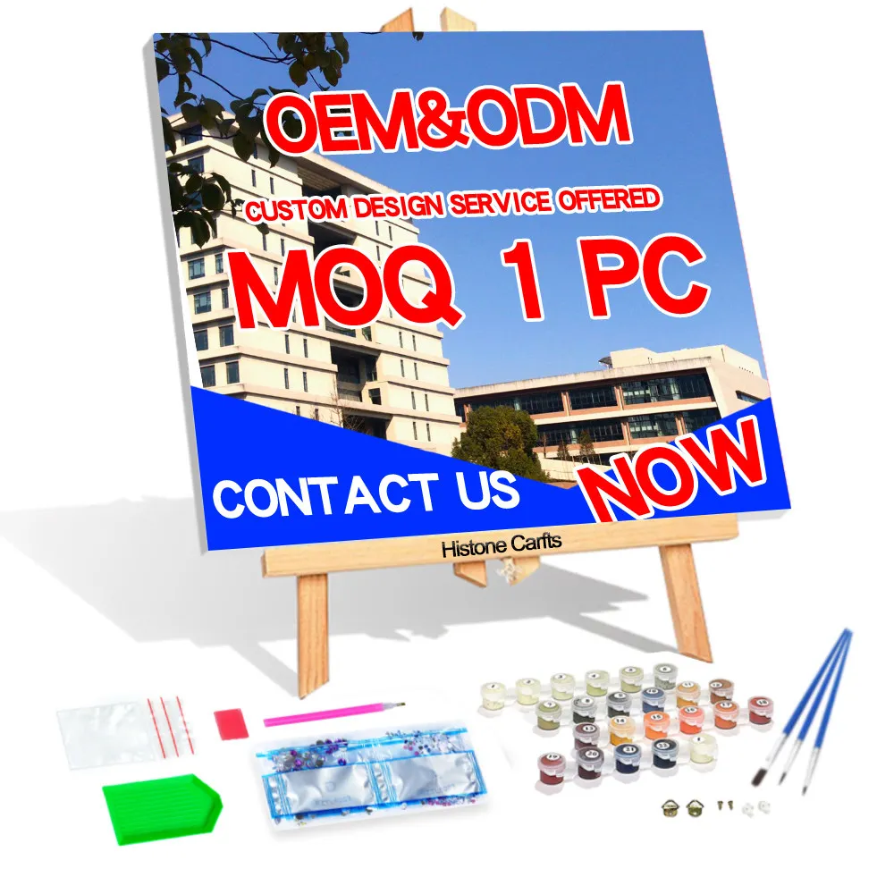 OEM ODM Manufactory DIY 5D Diamond Painting Custom Design Diamond Photo Low MOQ Customized Abstract Drop Shipping