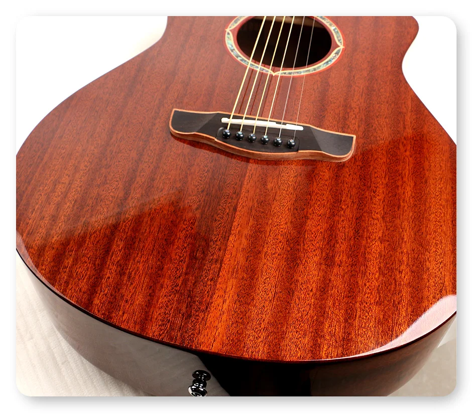 High end sakura W-XS2 41 дюймов все цельное красное дерево акустическая гитара