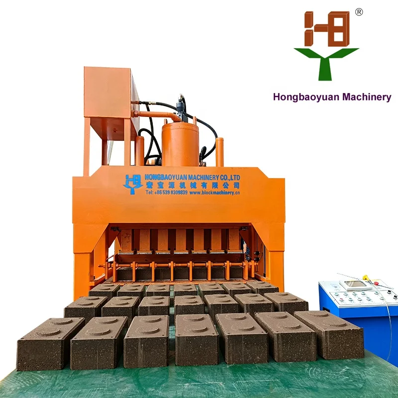 HBY7-10 Automatic Clay Interlocking Brick Machine Block Making Machinery Cay Brick Pressing Machine