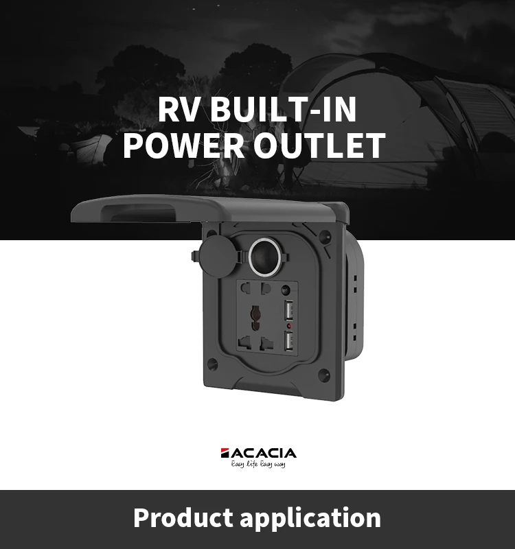 Hot Sales 2023 Outdoor Power Outlet of RV Exterior Accessories