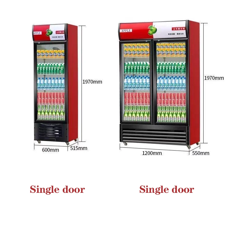 Custom Commercial Beverage Cabinet Freezer Chiller Beer Refrigerator for Supermarket Beverage Display Cooler