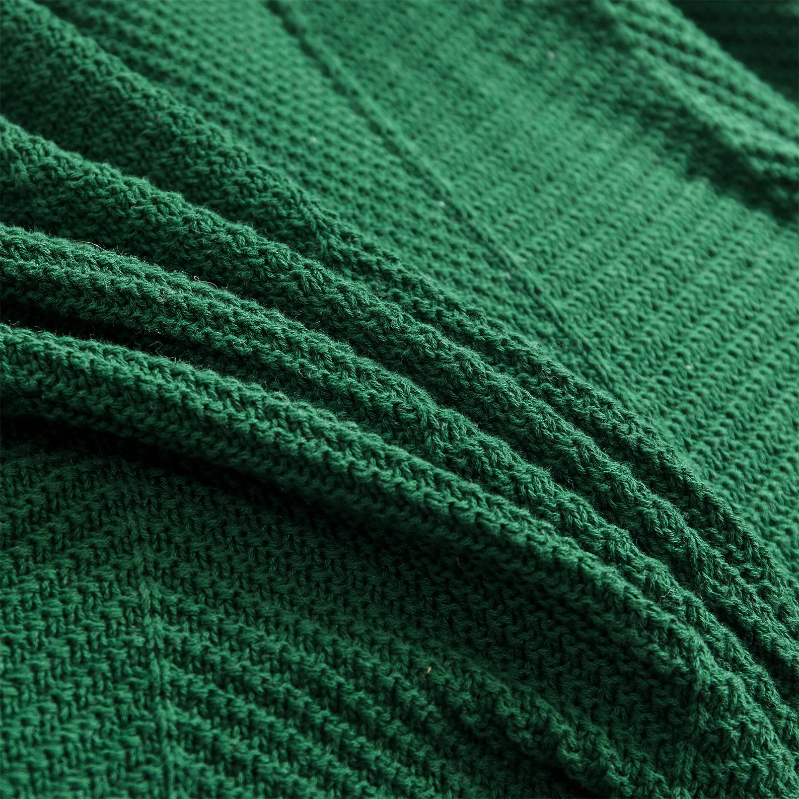 Classic Walf Checks Plaid Throws Elegant Wearable Cotton Knitted Blanket Bedroom Decoration Throw Blanket For Sofa