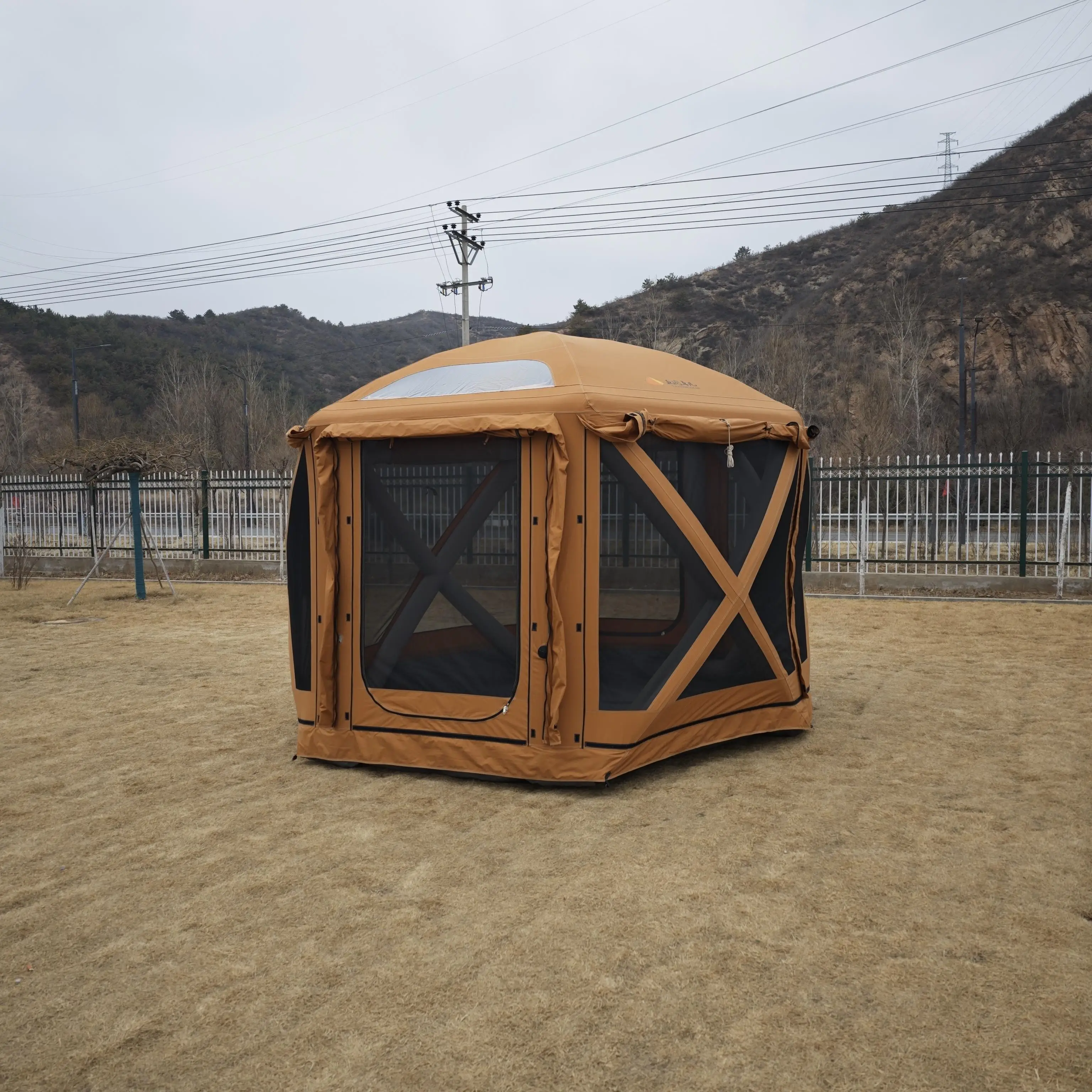 Yatu Mars House hexagonal shape Middle East Arabian desert tent inflatable camping tent