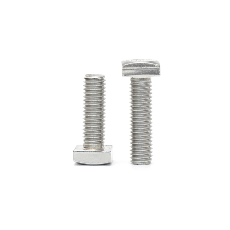 Carbon Steel Grade Class 4.8 8.8 10.9 12.9 Nickel Cadmium Chrome Plated Square Head Bolt With Nut and Washer DIN934 DIN127