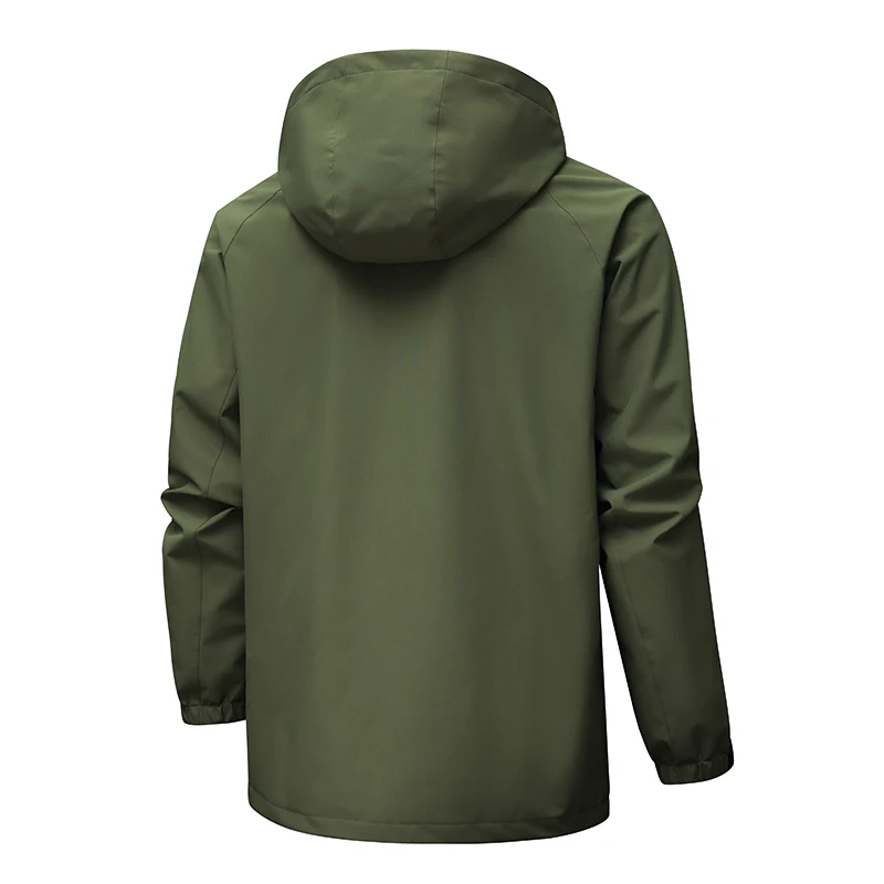 custom logo windbreaker jacket outdoor running  hoody rain crop mens coats spring polyester waterproof jacket