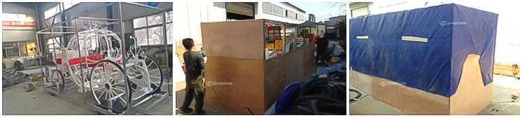 Custom designed Royal horse carriage High quality Royal horse carriage  Electric Royal horse carriage