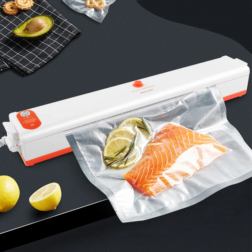 Vacuum Sealer Packing Sealing Machine Best Portable Food Vaccum Sealer Kitchen Packer with 10pcs Vacuum Bag for Food Saver