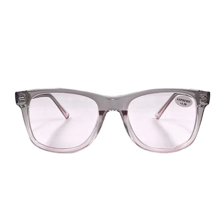 CE Square Oversize Computer Reader Anti Blue Light Fashion CP Temple Reading Glasses Unisex